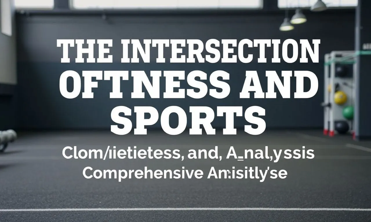 The Intersection of Fitness and Sports: A Comprehensive Analysis The Intersection of Fitness and Sports: A Comprehensive Analysis