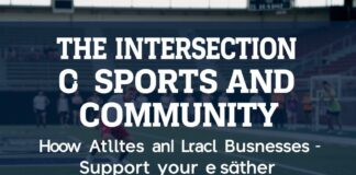 The Intersection of Sports and Community: How Athletes and Local Businesses Boost Each Other The Intersection of Sports and Community: How Athletes and Local Businesses Support Each Other