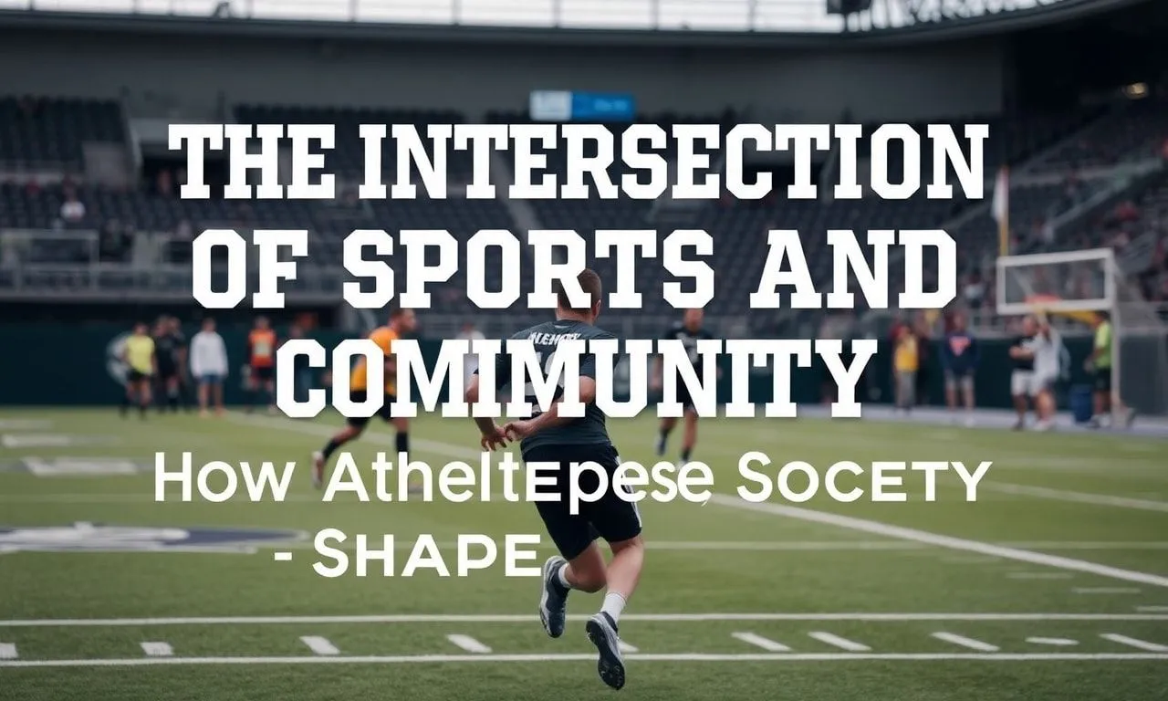 The Intersection of Sports and Community: How Athletes Influence Society The Intersection of Sports and Community: How Athletes Shape Society