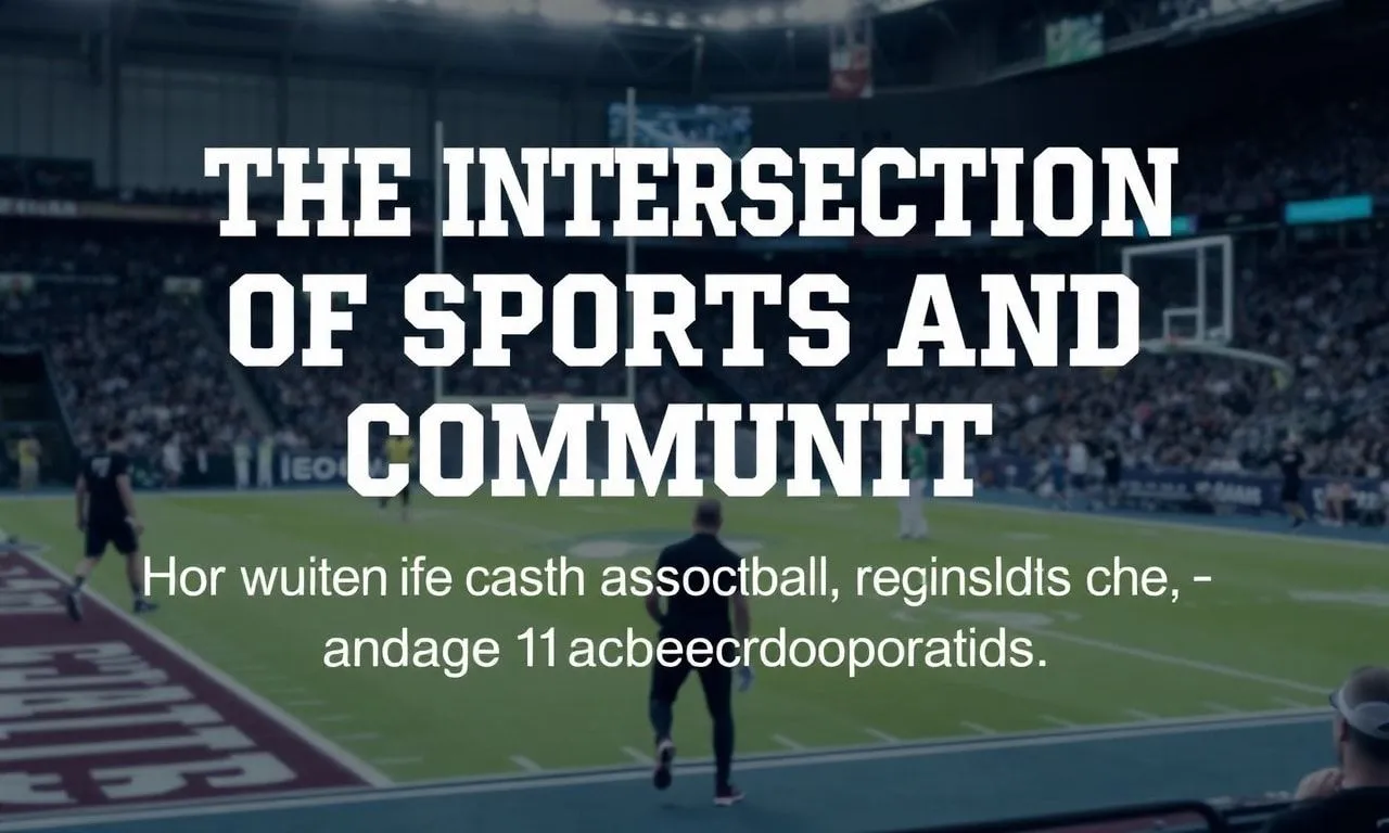 The Intersection of Sports and Community: How Athletes and Fans Shape Local Economies The Intersection of Sports and Community: How Athletes and Fans Shape Local Economies