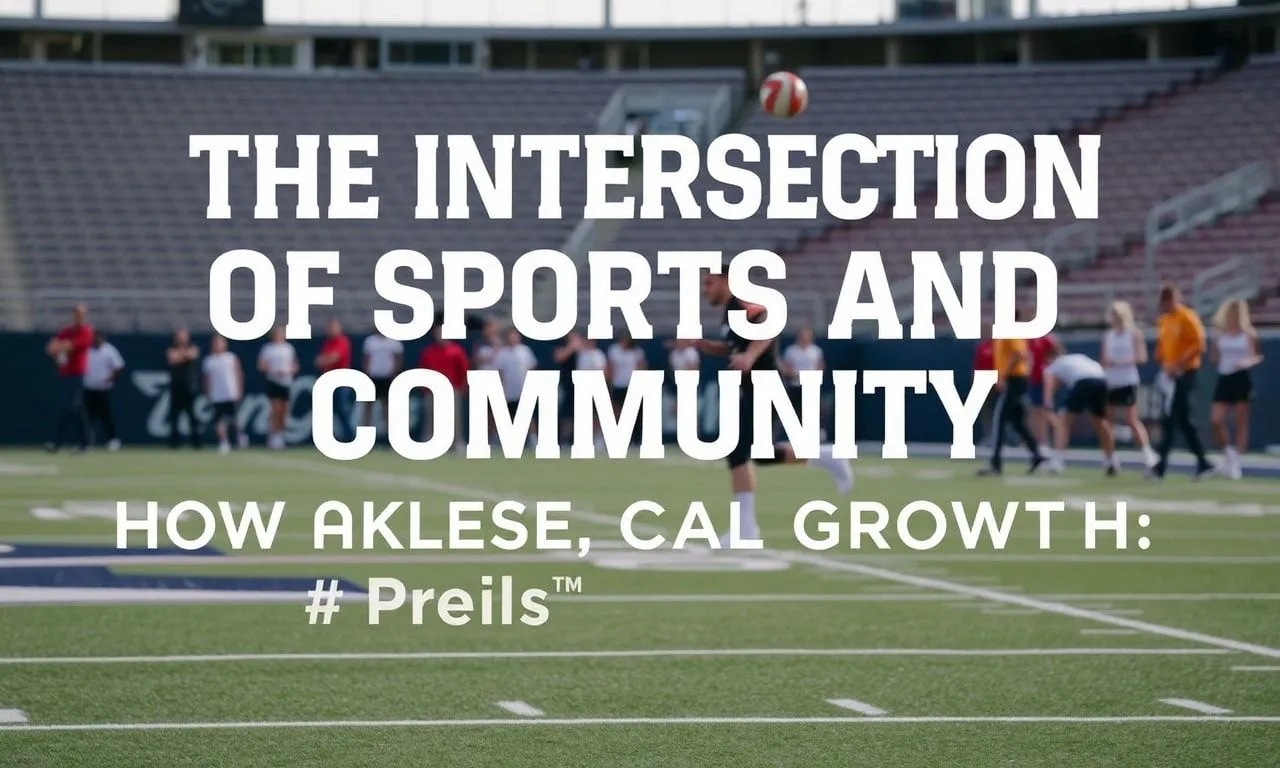 The Intersection of Sports and Community: How Athletes Inspire Local Development The Intersection of Sports and Community: How Athletes Drive Local Growth