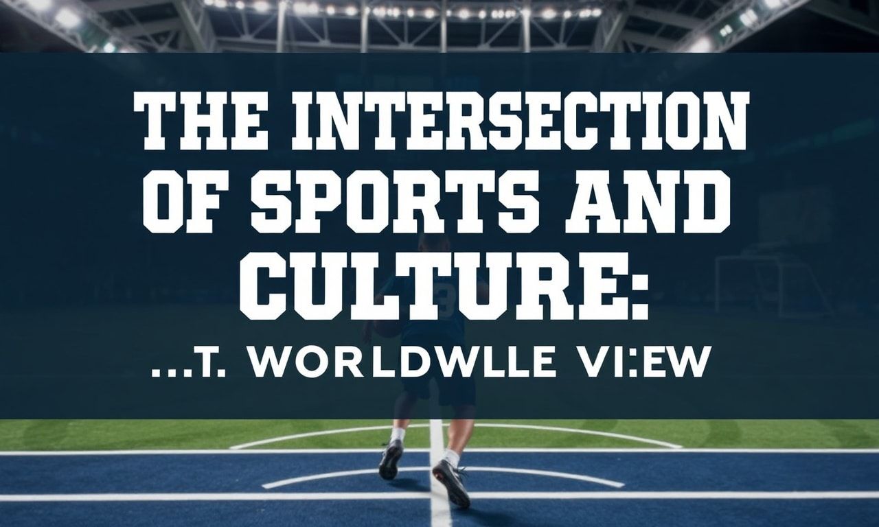 The Intersection of Sports and Culture: A Global Perspective The Intersection of Sports and Culture: A Worldwide View