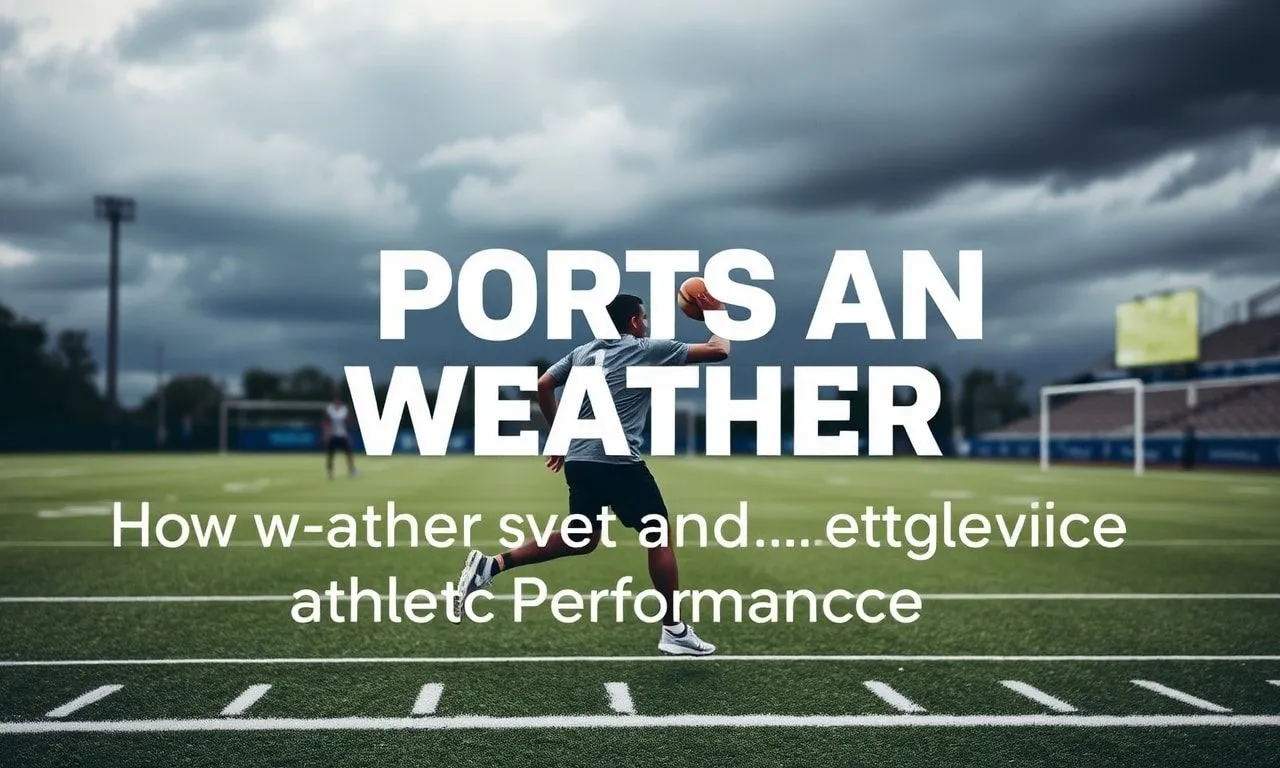 The Intersection of Sports and Weather: How Weather Conditions Influence Athletic Performance The Intersection of Sports and Weather: How Weather Conditions Influence Athletic Performance