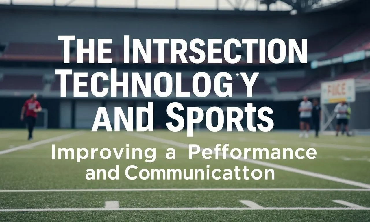 The Intersection of Technology and Sports: Enhancing Performance and Communication The Intersection of Technology and Sports: Improving Performance and Communication