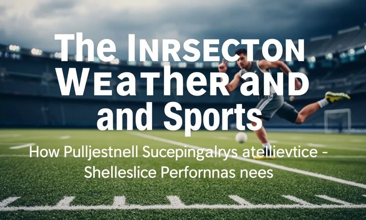 The Intersection of Weather and Sports: How Climate Data Analysis Influences Athletic Performance