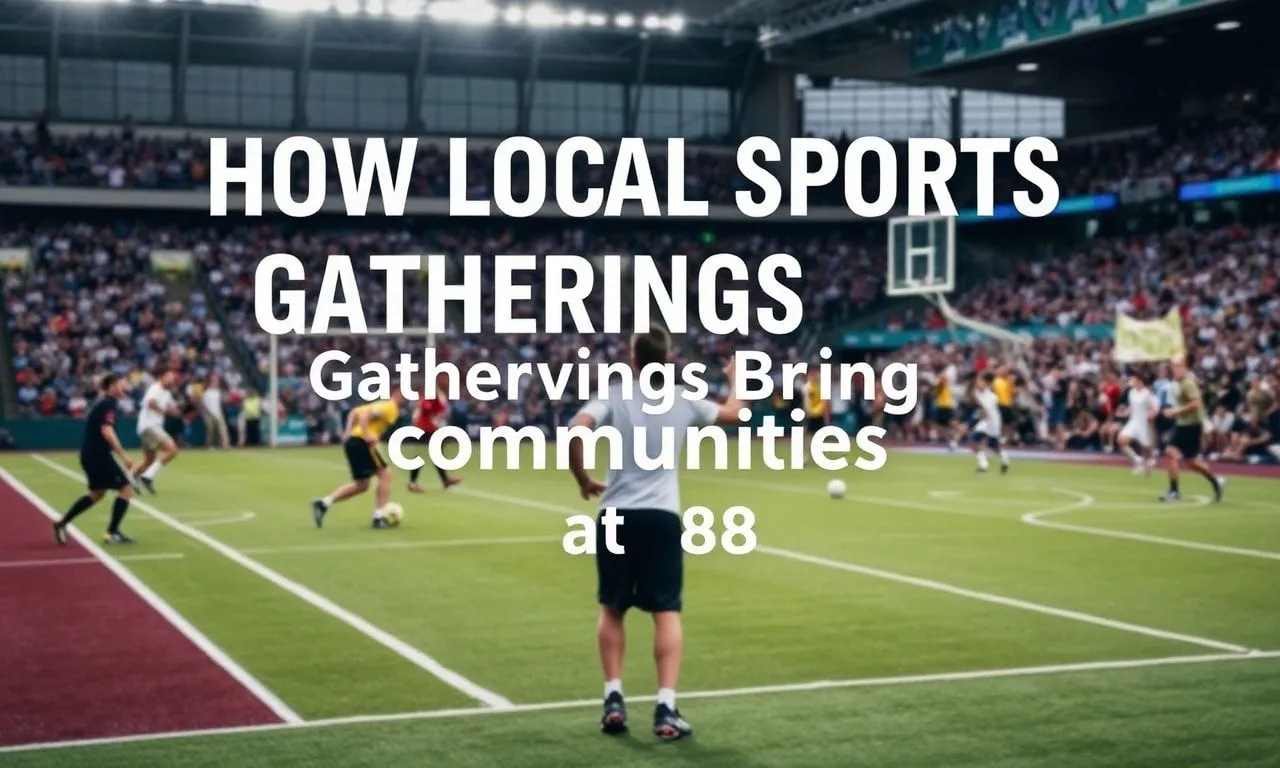 How Local Sports Gatherings Bring Communities Together How Local Sports Gatherings Bring Communities Together