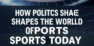 How Politics Shapes the World of Sports Today How Politics Shapes the World of Sports Today