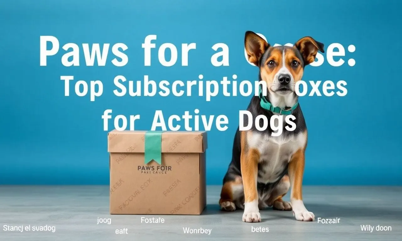 Paws for a Cause: Top Subscription Boxes for Sporty Dogs Paws for a Cause: Top Subscription Boxes for Active Dogs