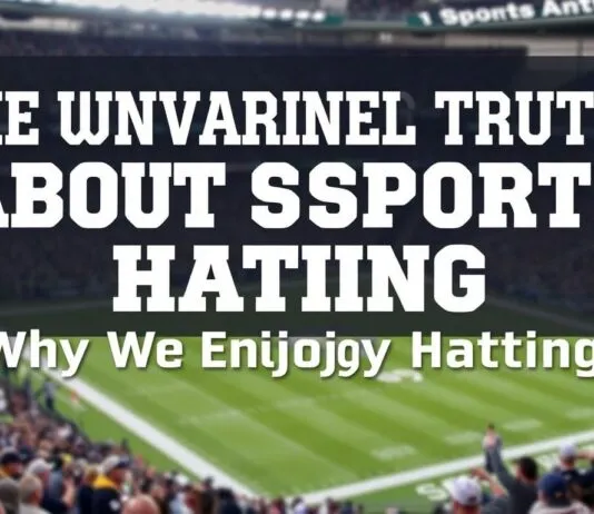 The Dirty Truth About Sports Fandom: Why We Love to Hate The Unvarnished Truth About Sports Fandom: Why We Enjoy Hating