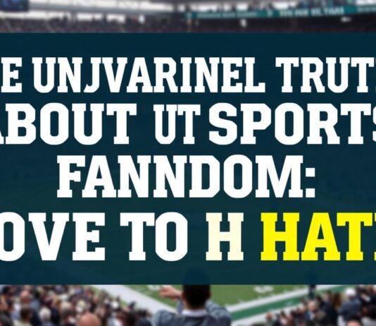 The Dirty Truth About Sports Fandom: Why We Love to Hate The Unvarnished Truth About Sports Fandom: Why We Love to Hate