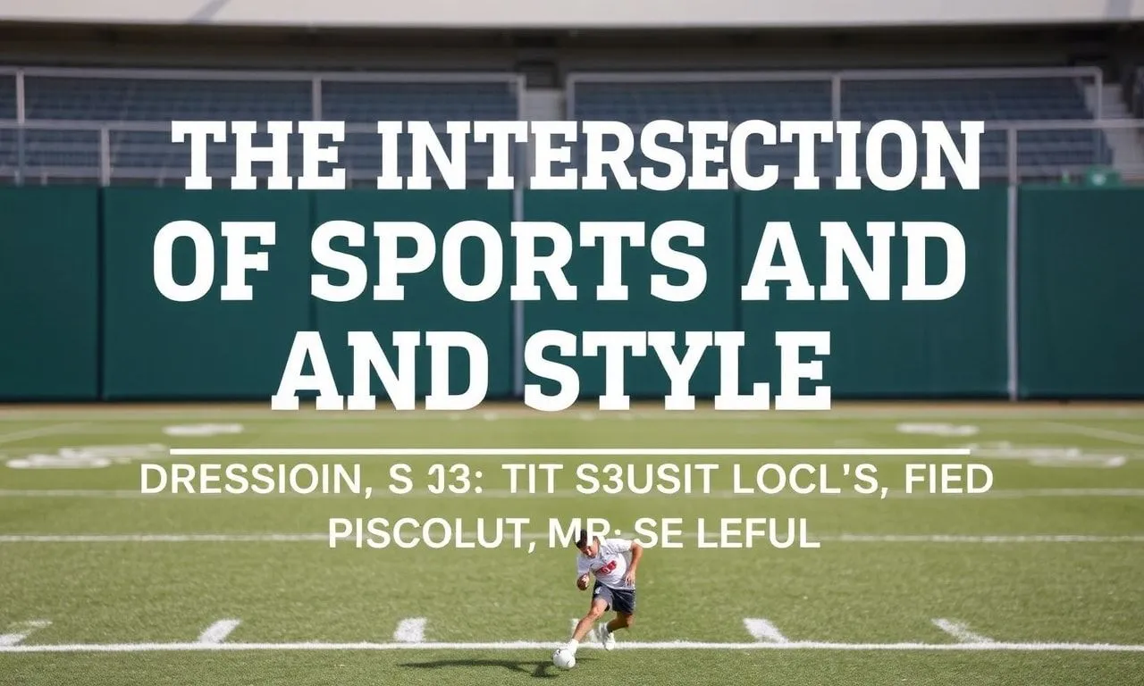 The Intersection of Sports and Style: Dressing for Success on and off the Field The Intersection of Sports and Style: Dressing for Success On and Off the Field